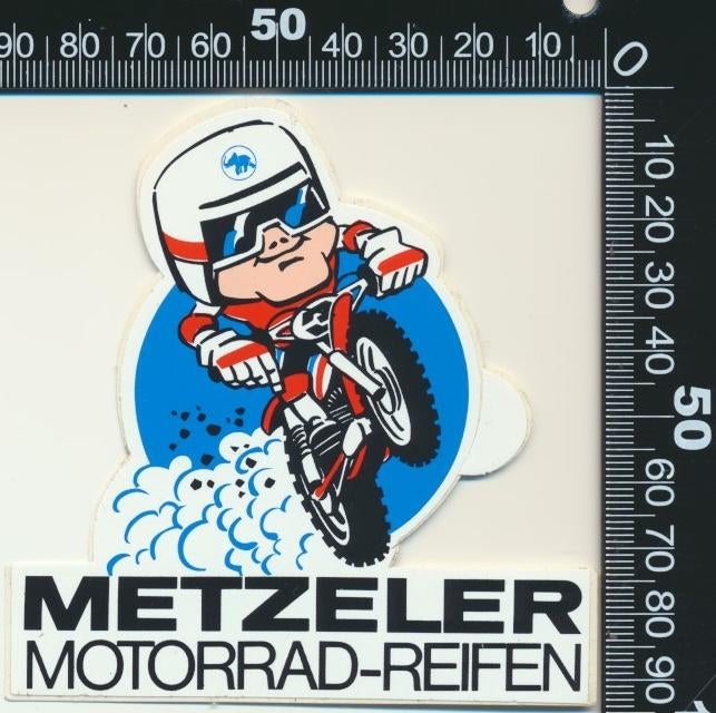 Sticker: Metzeler - Motorrad reifen, Ophalen of Verzenden, Zo goed als nieuw, Auto of Motor
