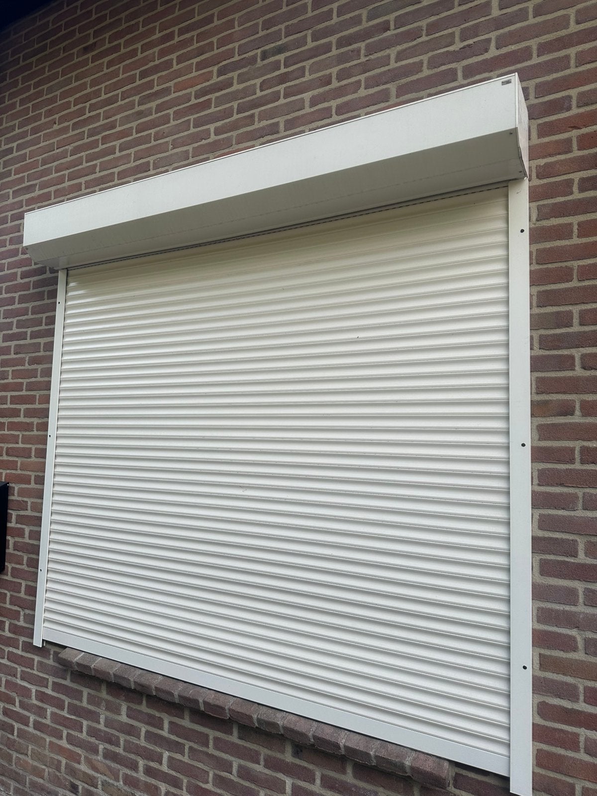 3 witte rolluiken, Ophalen, Gebruikt, Wit, 200 cm of meer