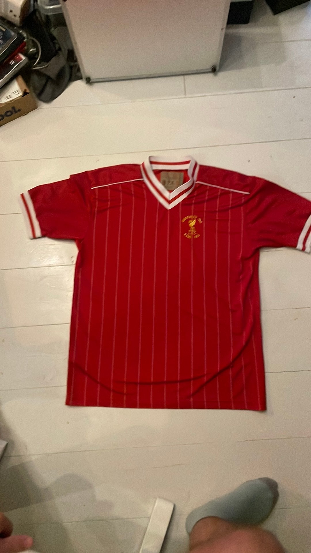 Liverpool FC 1984 tenue, Ophalen of Verzenden, Zo goed als nieuw, Shirt