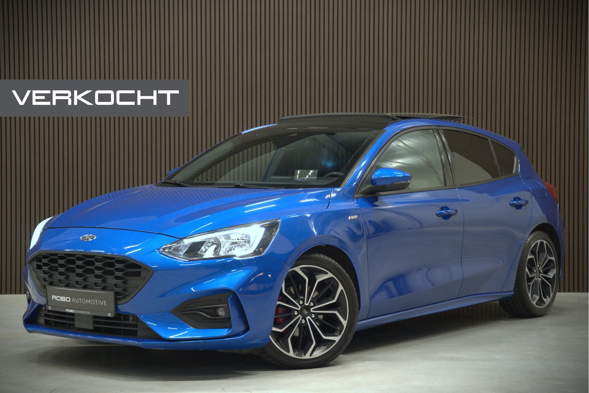Ford Focus 1.0 EcoBoost ST Line Business | Panoramadak | Ban, Gebruikt, Euro 6, Blauw, Bedrijf