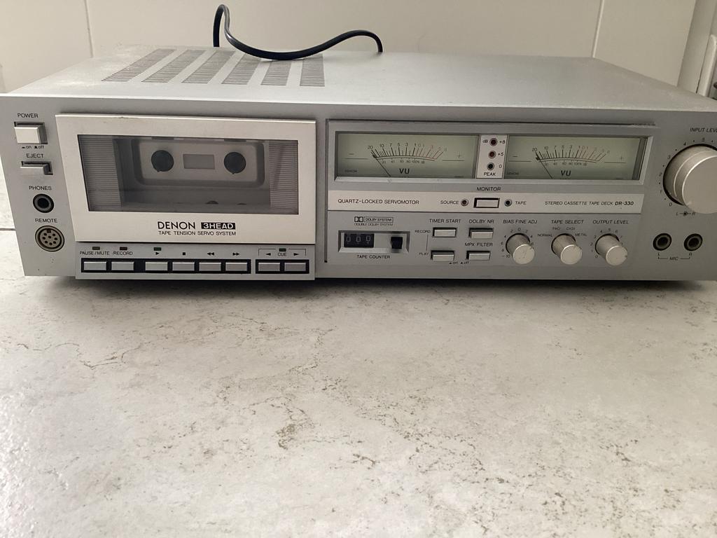 Denon DR-330 Stereo Cassette Deck - Vintage Hifi, Ophalen, Enkel, Denon, Tiptoetsen