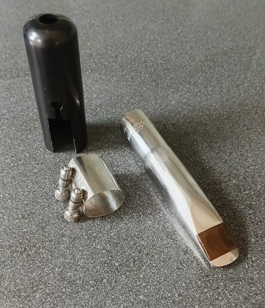 Berg Larson tenor saxofoon mondstuk 120/0/SMS + ligatuur, Ophalen of Verzenden, Zo goed als nieuw, Tenor