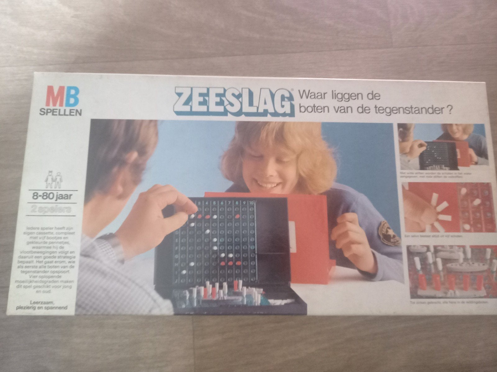 MB Spellen Zeeslag - Klassiek marine strategiespel, Een of twee spelers, Ophalen of Verzenden, Gebruikt, MB Spellen