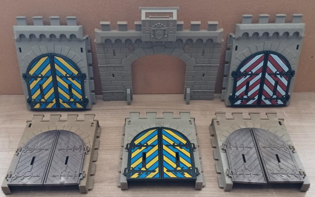 playmobil steck vintage kasteelpoorten, Ophalen of Verzenden, Gebruikt, Los playmobil