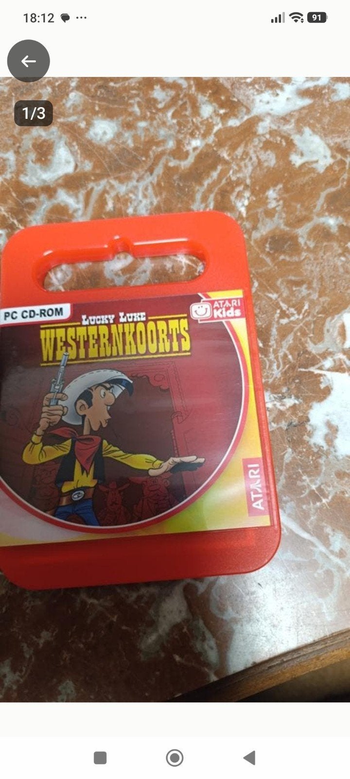 Lucky Luke Westernkoorts PC CD-ROM Atari Kids, Avontuur en Actie, Gebruikt, 1 speler, Ophalen of Verzenden