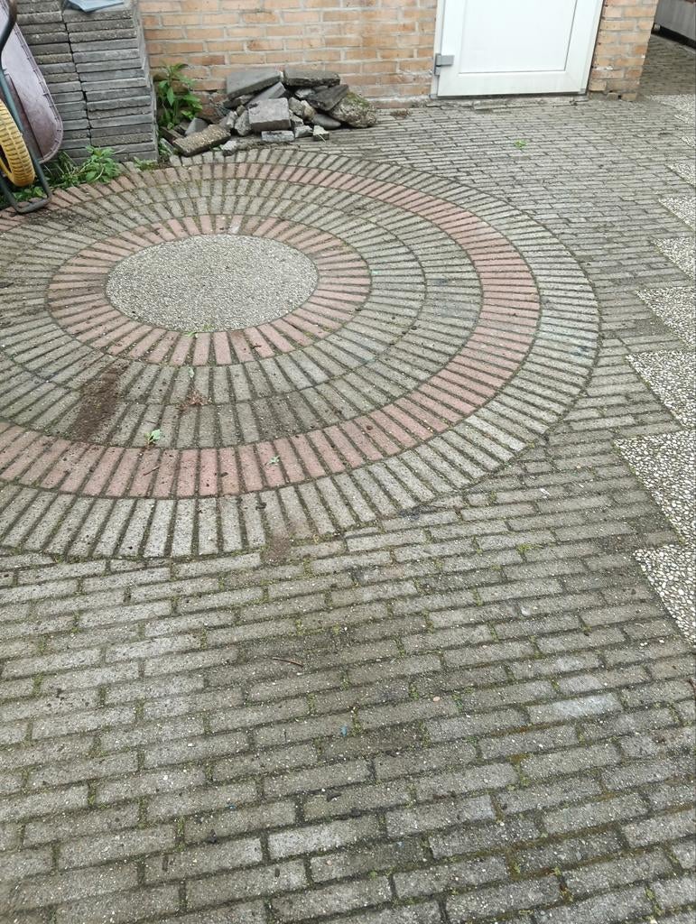 Waaltjes en grindtegels (schoon en klaar voor hergebruik), Tuin en Terras, Tegels en Klinkers, Ophalen, Gebruikt, Beton, Klinkers