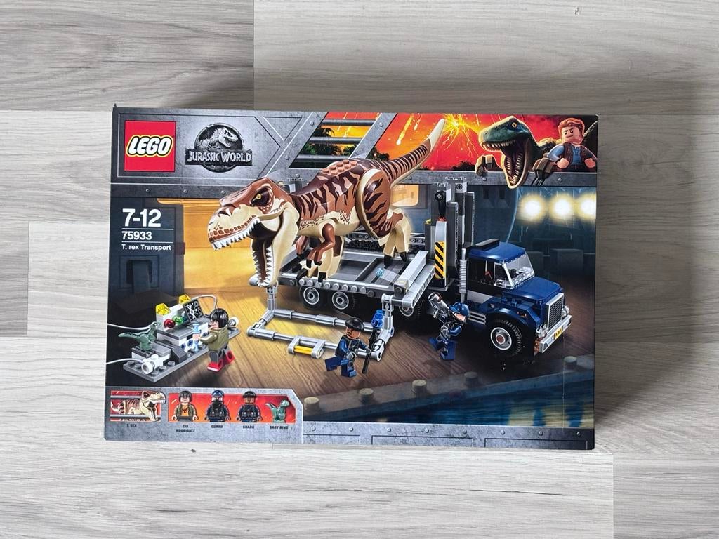 Nieuw! Lego Jurassic World 75933 T. rex Transport, Ophalen of Verzenden, Zo goed als nieuw, Complete set, Lego
