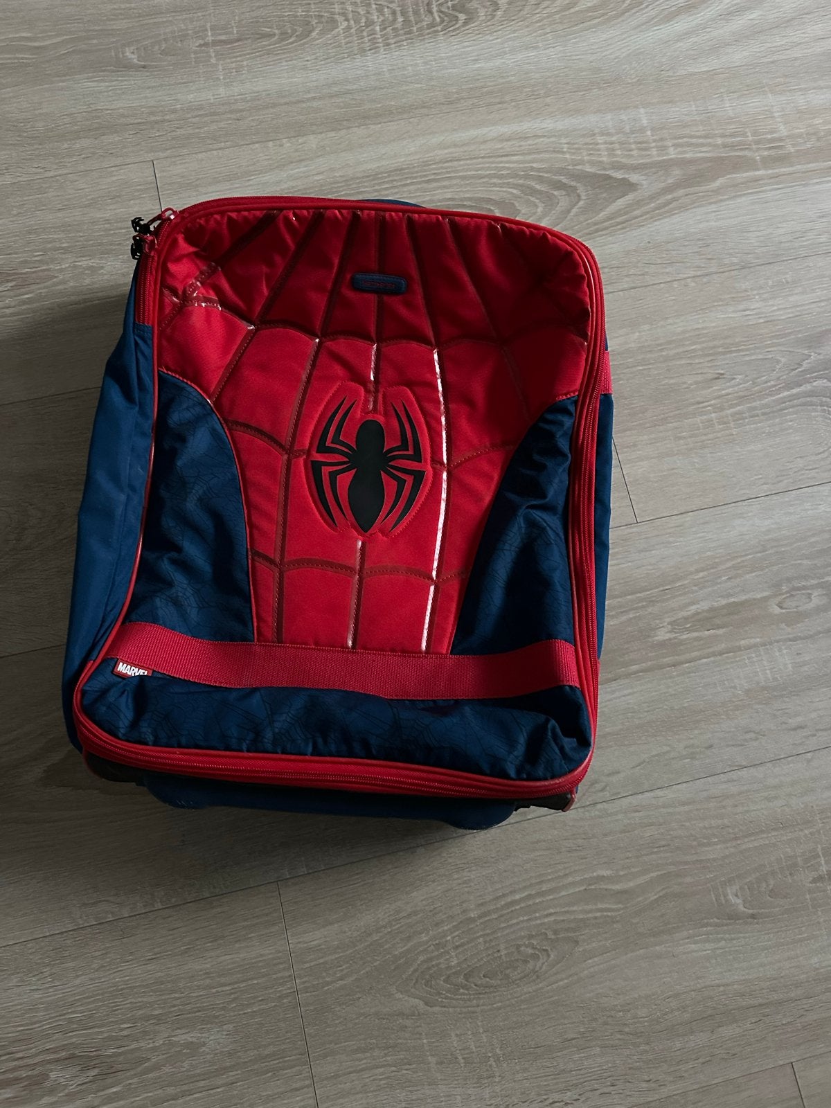 Samsonite Spider-Man kinderkoffer 52 cm - Z.G.A.N., Ophalen, 30 cm of meer, Zo goed als nieuw, Rood
