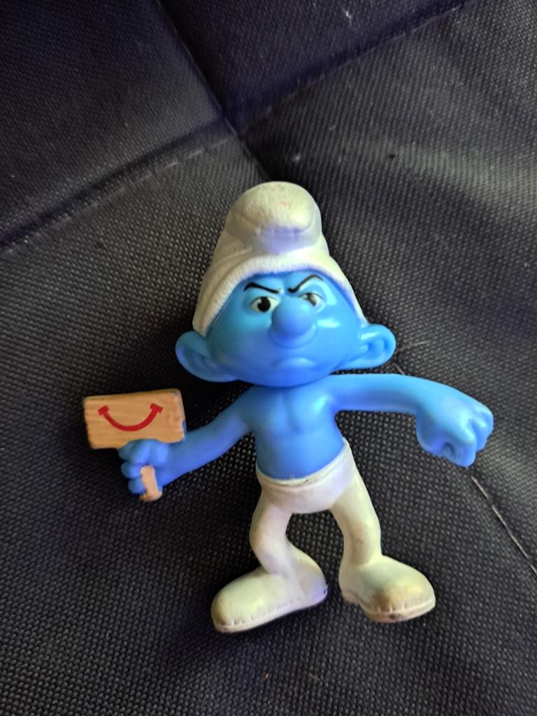 Mopper smurf mcdonald's 2013, Ophalen of Verzenden, Zo goed als nieuw