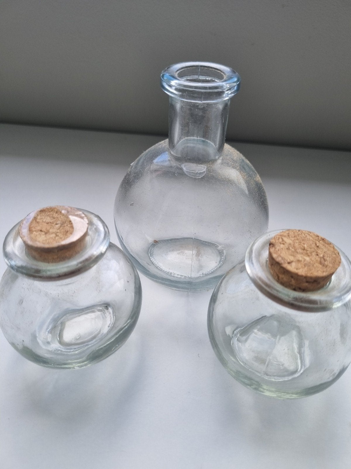 glazen potjes / bolletjes, Glas, Ophalen of Verzenden