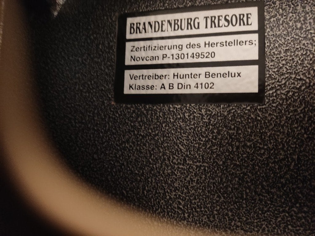 Brandenburg Tresore Geweerkast/Kluis - Klasse A B DIN 4102, Ophalen, Zo goed als nieuw
