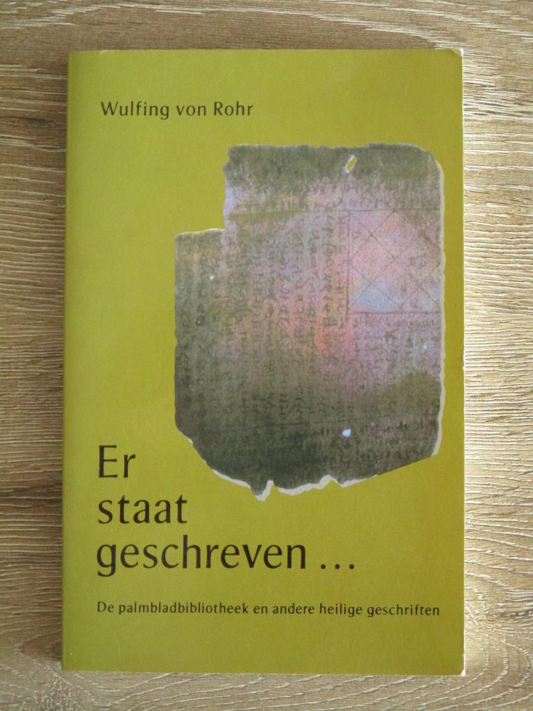 Er staat geschreven    - Wulfing von Rohr, Boeken, Ophalen of Verzenden, Gelezen