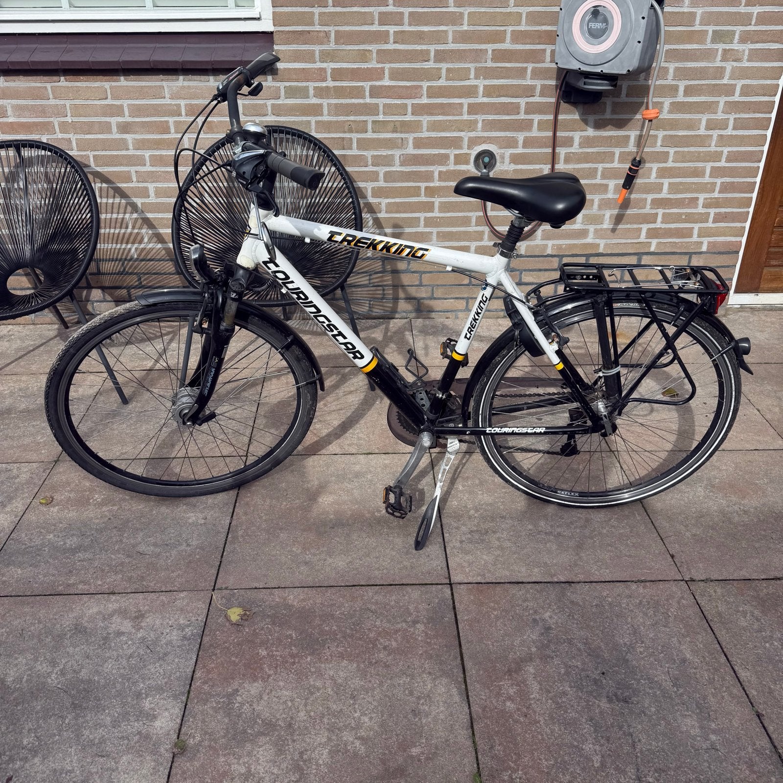 Courage Star Trekkingfiets - Goed Werkend, 28 inch, Gebruikt, Vering, Velgrem