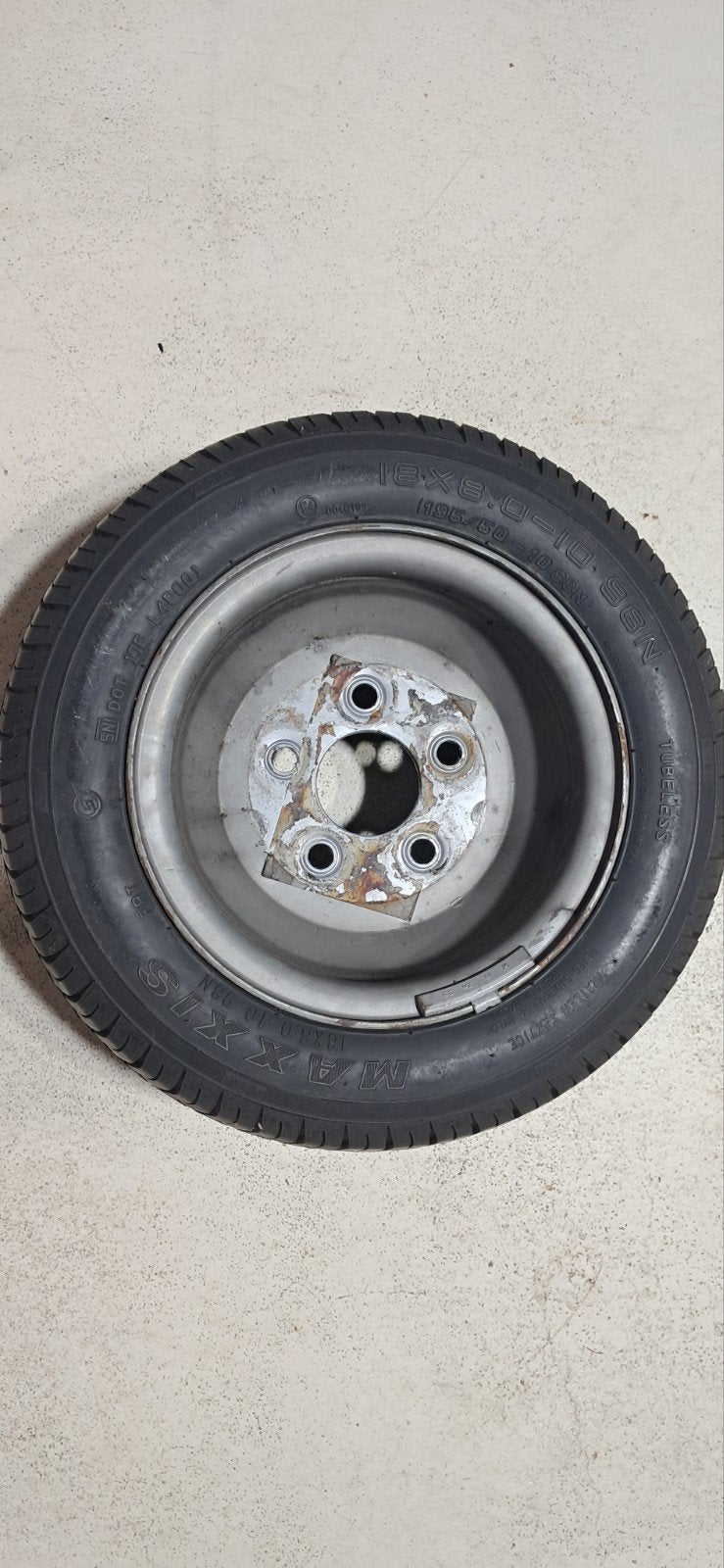 Maxxis hoge druk band op velg, Ophalen, Gebruikt
