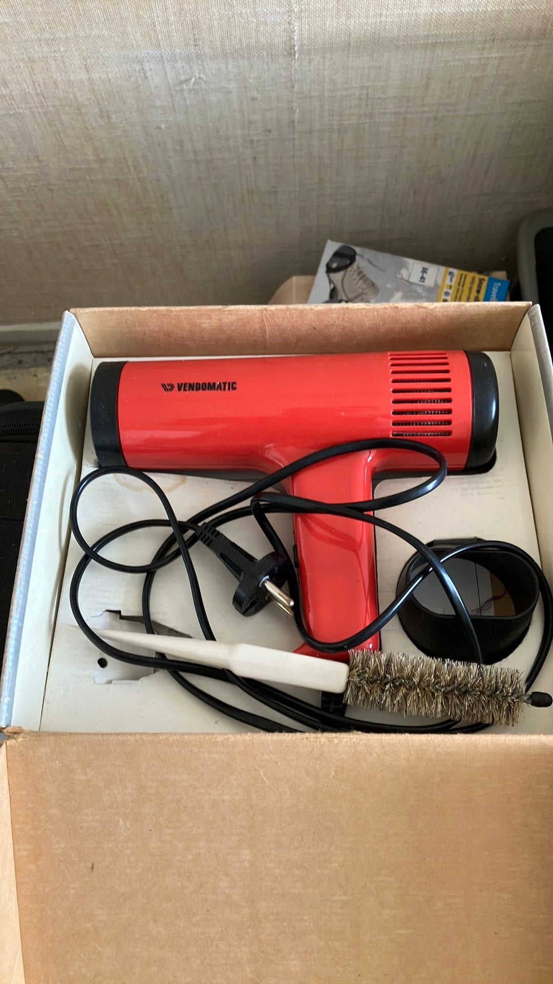 Vintage haardroger Vendomatic 7863, Ophalen of Verzenden, Gebruikt