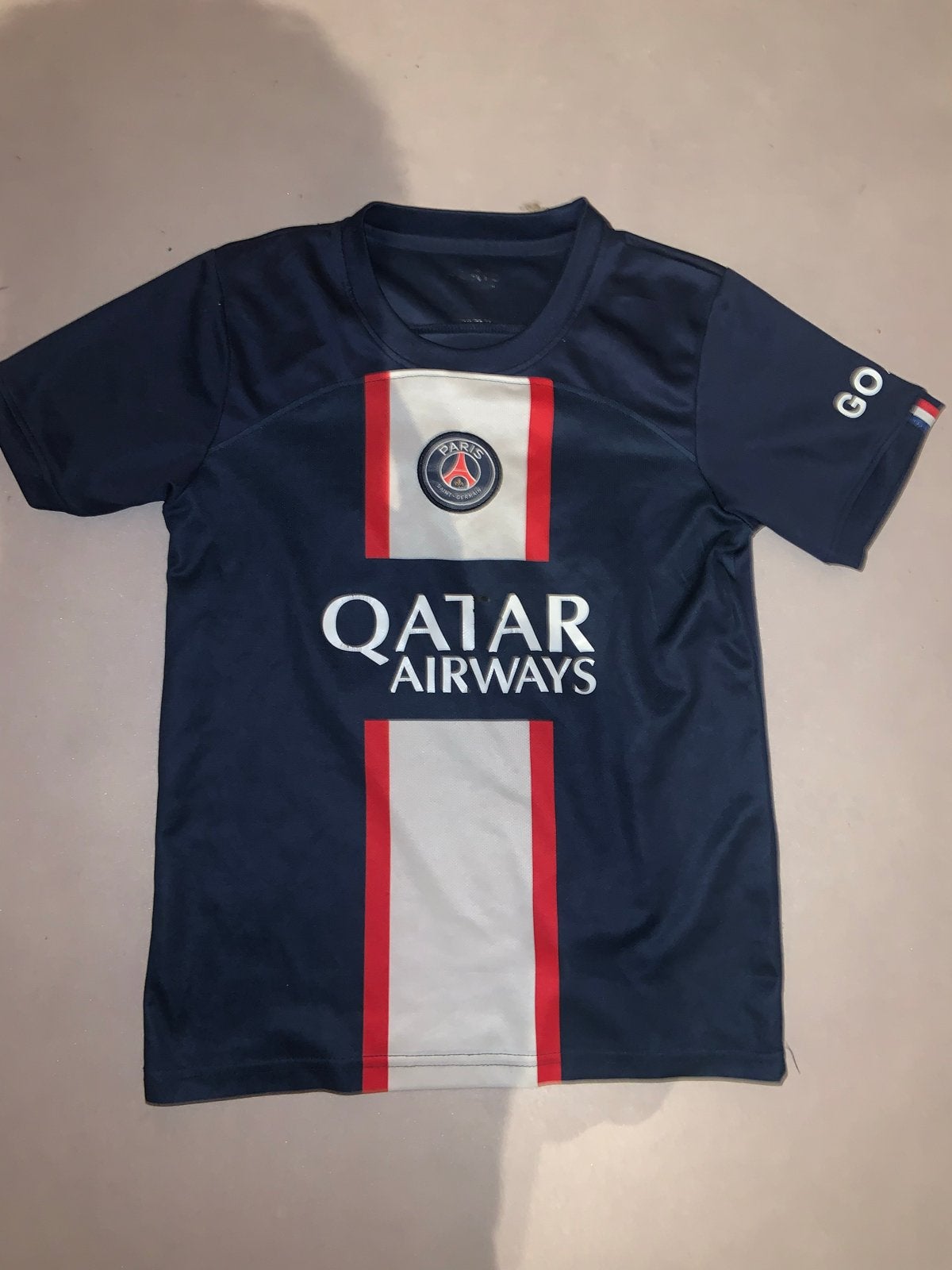 PSG Messi voetbalshirt - maat 140, Blauw, Ophalen of Verzenden, Zo goed als nieuw, Voetbal