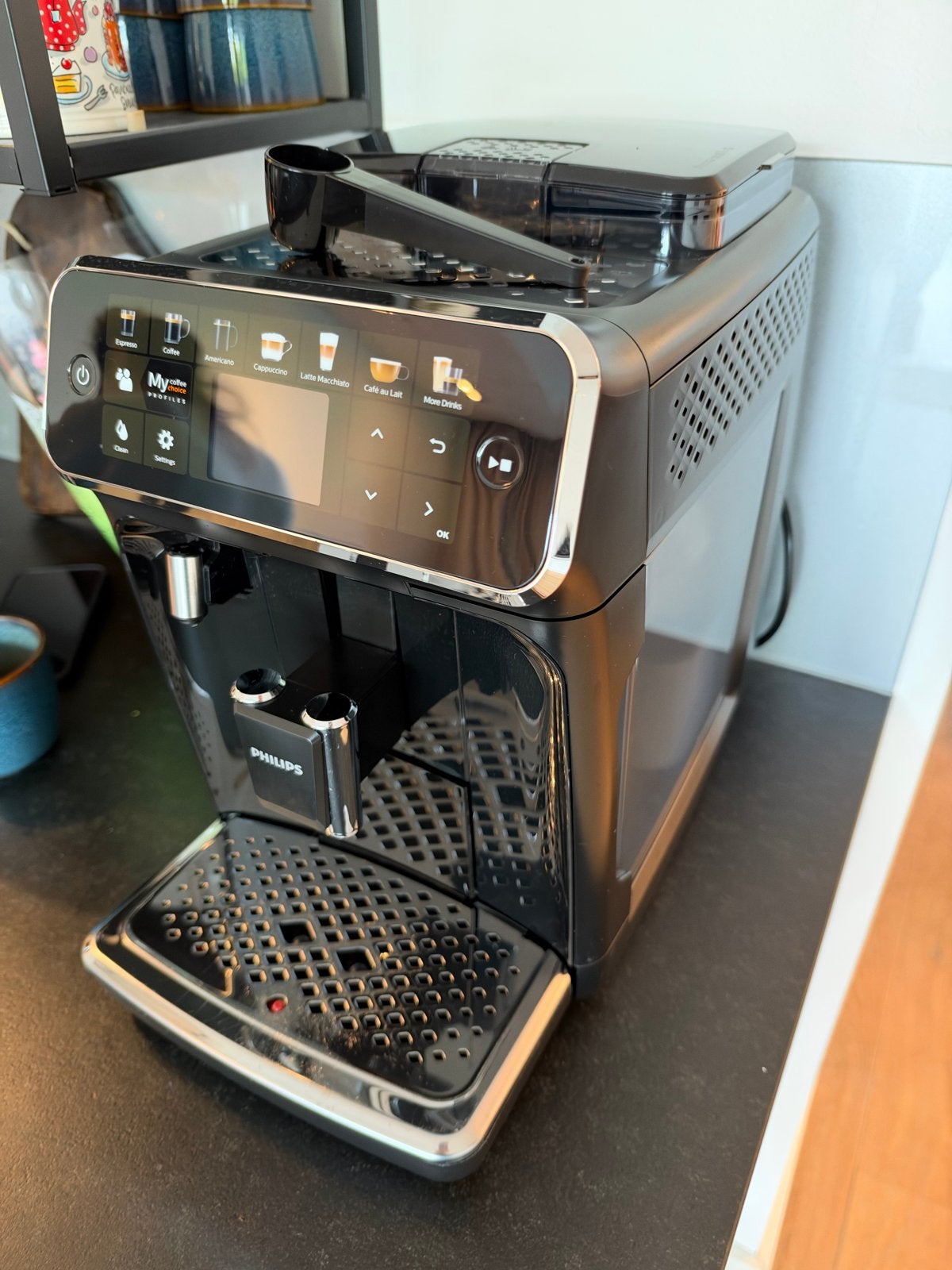 Philips 5400 serie volautomaat (EP5441/50) - Zo goed als nie, Ophalen, Afneembaar waterreservoir, 10 kopjes of meer, Koffiemachine