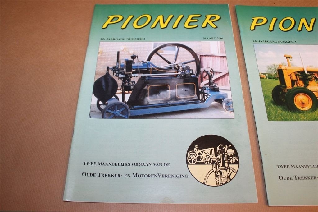 Pionier 2001 — 5 Nummers Oude Trekkers en Motoren OTMV, Ophalen of Verzenden, Gelezen