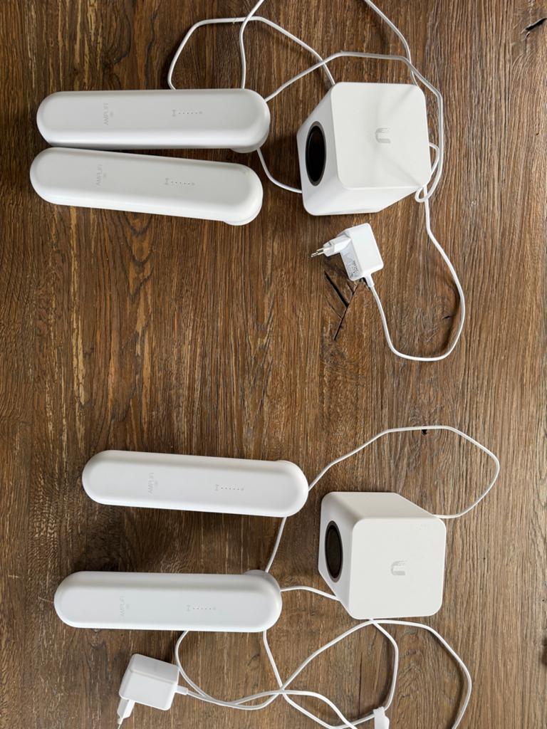 Ubiquiti Amplifi HD Mesh Wi-Fi Systeem (2 sets), Computers en Software, Routers en Modems, Ophalen of Verzenden, Zo goed als nieuw