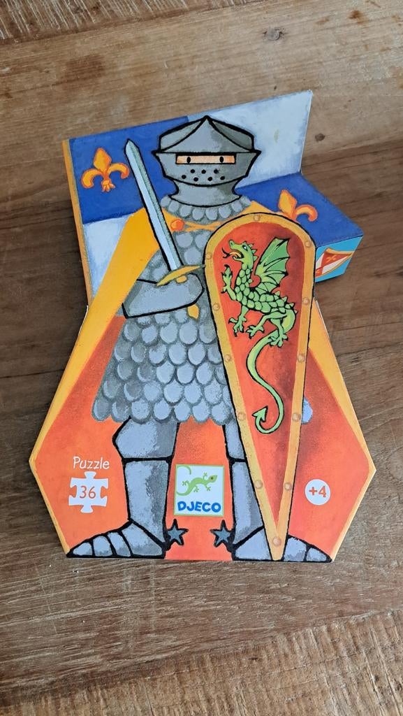 Djeco puzzel, Ophalen, 10 tot 50 stukjes, Zo goed als nieuw, 4 tot 6 jaar