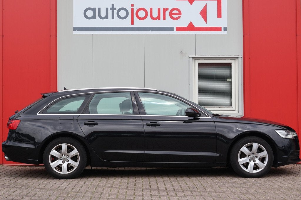 Audi A6 Avant 3.0 TDI Sport Edition (bj 2014, automaat), Auto's, Euro 5, Zwart, 197 €/maand, Zwart