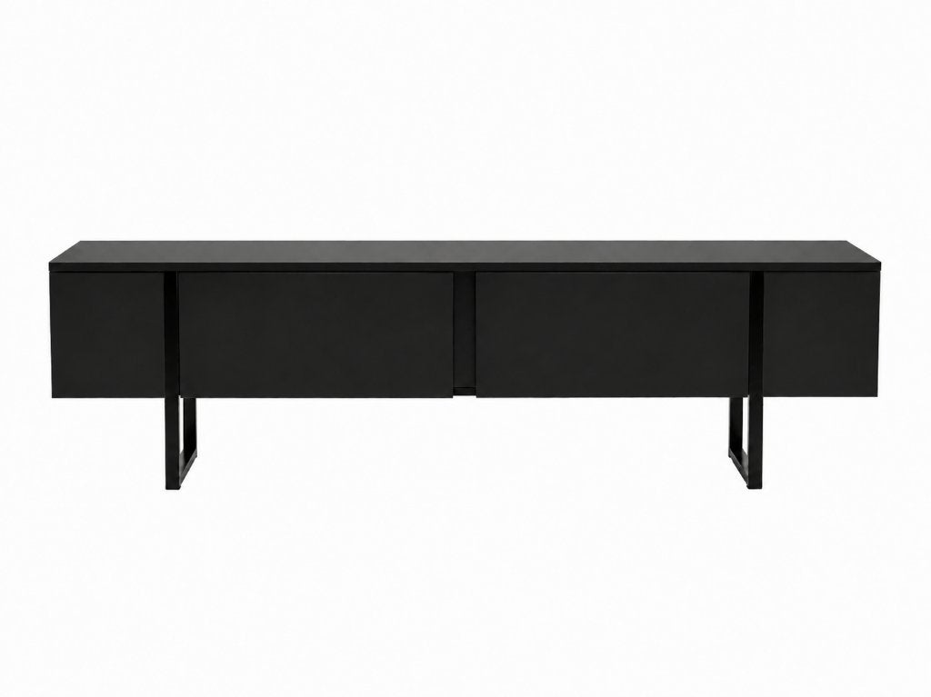TV meubel zwart (LED) 180 cm, Ophalen, 150 tot 200 cm, Nieuw, Minder dan 100 cm