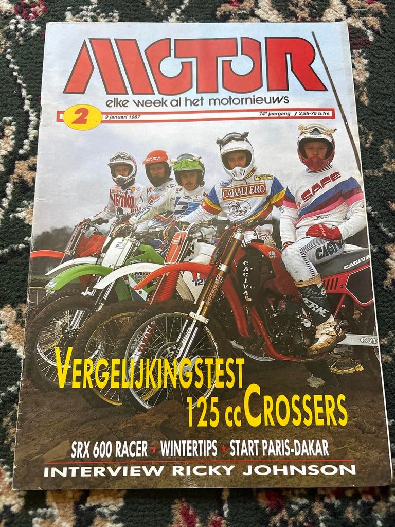 Motor Magazine - Vergelijkingstest 125cc Crossers (1987), Boeken, Motoren, Ophalen of Verzenden, Gelezen, Algemeen
