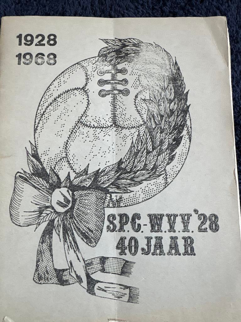 Jubileumboekje SPG-W.V.V. '28 Maastricht 1928-1968, Verzamelen, Ophalen of Verzenden, Gebruikt, Overige binnenlandse clubs, Boek of Tijdschrift