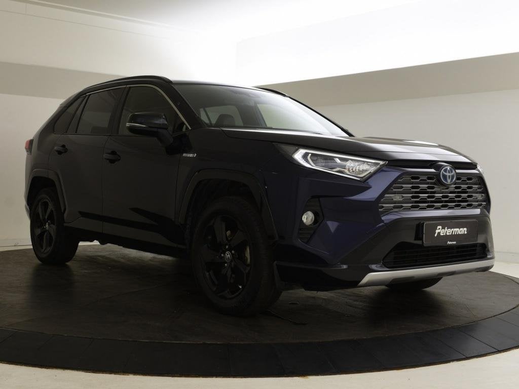 Toyota RAV4 2.5 Hybrid AWD Bi-Tone | JBL | Keyless | Elektri, Automaat, 4 cilinders, Blauw, Origineel Nederlands