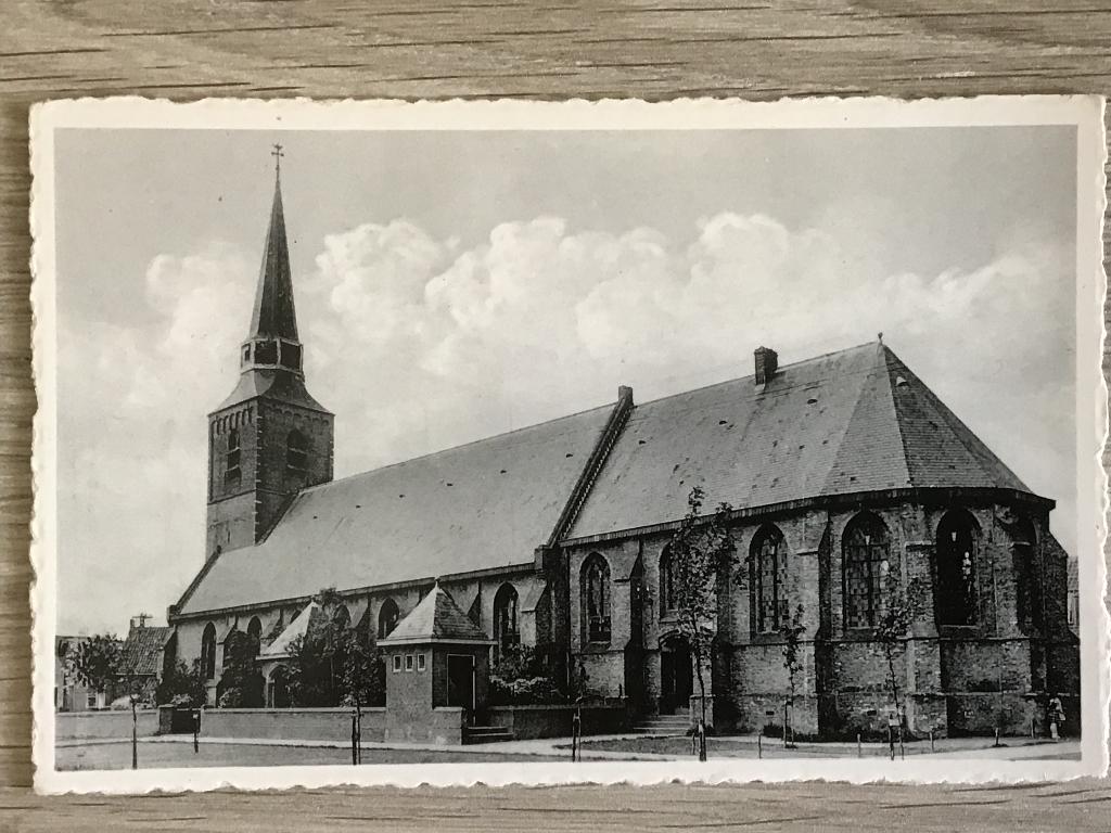 Zuidland Kerktoren jaren 30, Verzenden, 1920 tot 1940, Gelopen, Zuid-Holland
