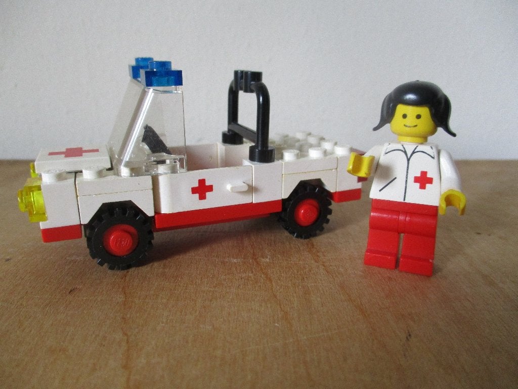 Lego 6629 ambulance, Ophalen of Verzenden, Gebruikt, Complete set, Lego