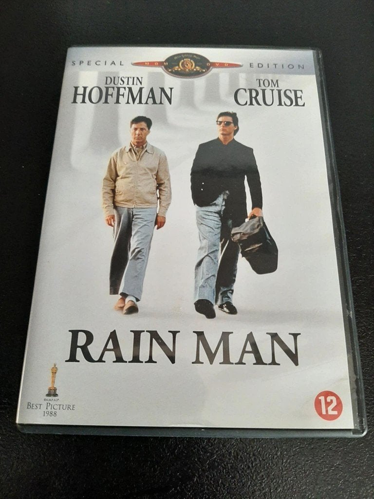 Rain man, Dustin Hoffman, Tom Cruise, Valeria Golino!, Cd's en Dvd's, Engels, Gebruikt, Overige genres, Ophalen of Verzenden