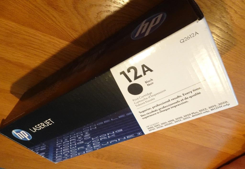 HP 12A Cartridge  Toner, Ophalen of Verzenden, Nieuw, Toner