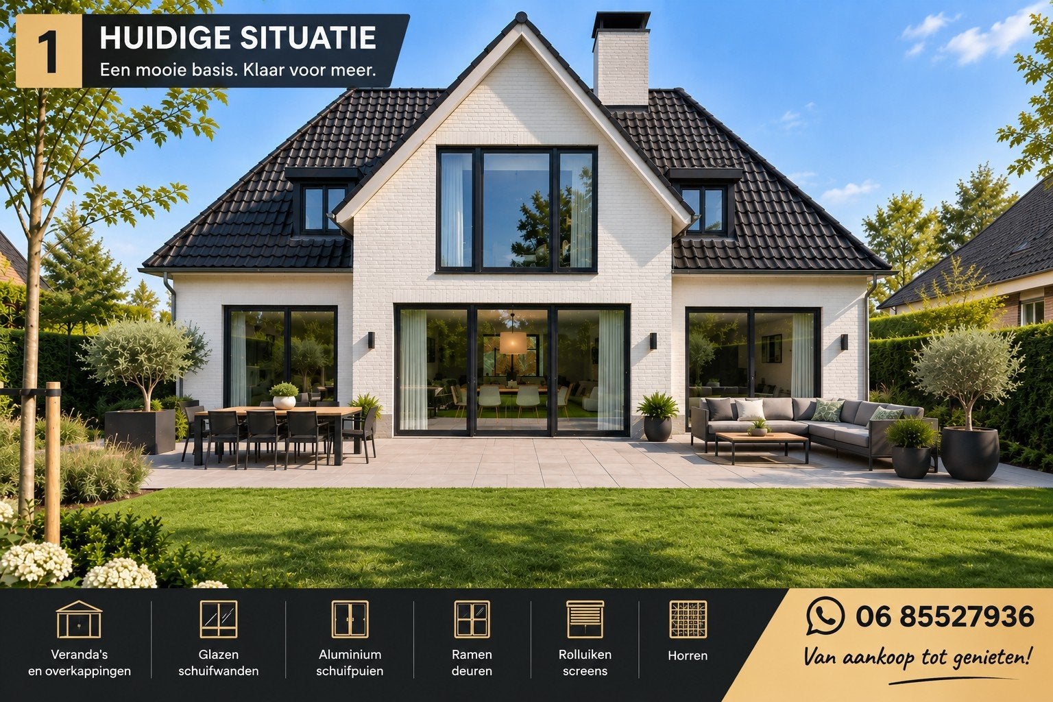 Veranda uitbreiden? Van open veranda tot complete tuinkamer, Ophalen, Nieuw
