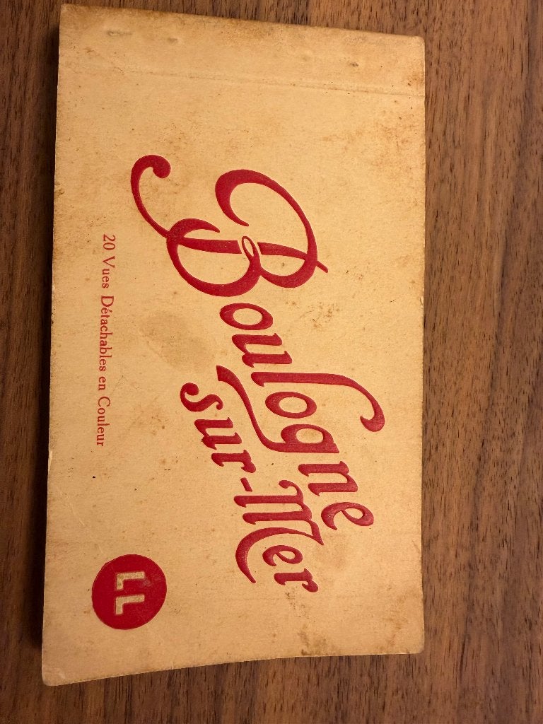 Vintage leporello ansichtkaartenboekje Boulogne-sur-Mer, Verzamelen, Ophalen of Verzenden, Gelopen, Frankrijk