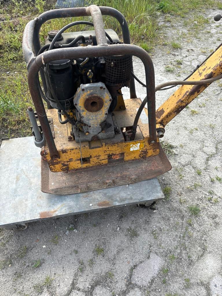 Weber TC50 2 Diesel Trilplaat met Voor- en Achteruit, Ophalen of Verzenden, Gebruikt