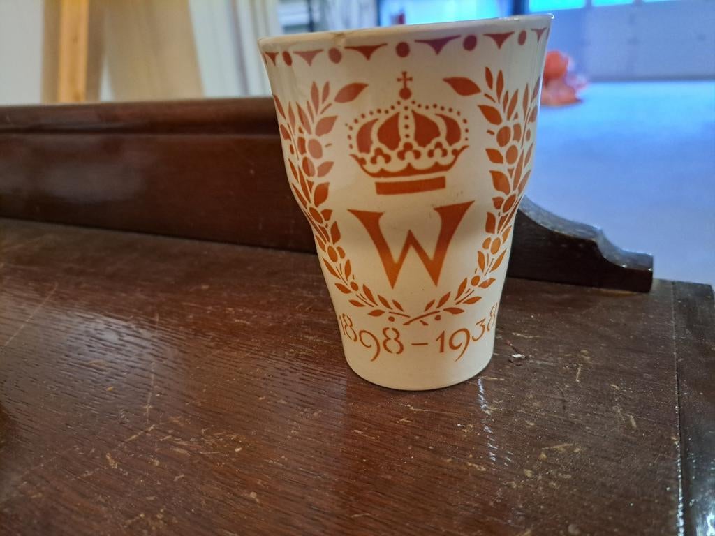 Antieke beker van 1898 / 1938 Wilhelmina, Ophalen