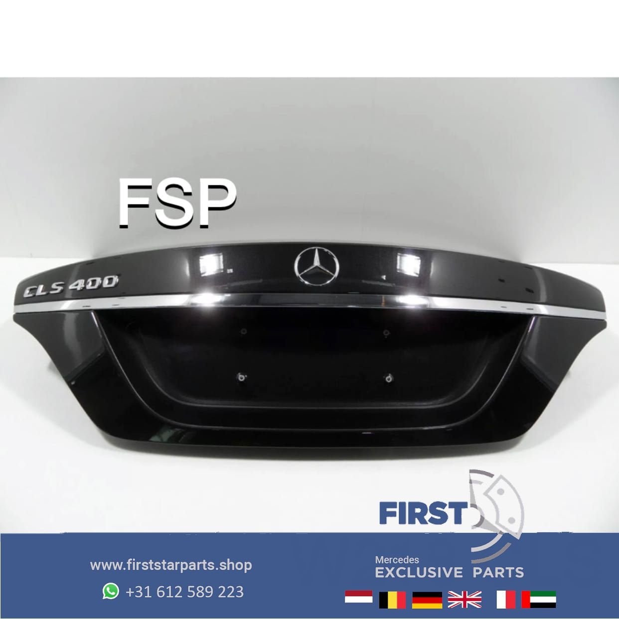 W218 W219 CLS Achterklep Mercedes kofferplek origineel donke, Auto-onderdelen, Gebruikt, -, Ophalen of Verzenden, -