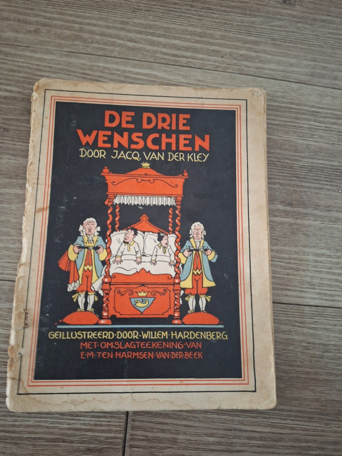 De Drie Wenschen - Jac. van der Kley (Geïllustreerd), Ophalen of Verzenden, Gelezen, Jac. van der Kley, Sprookjes