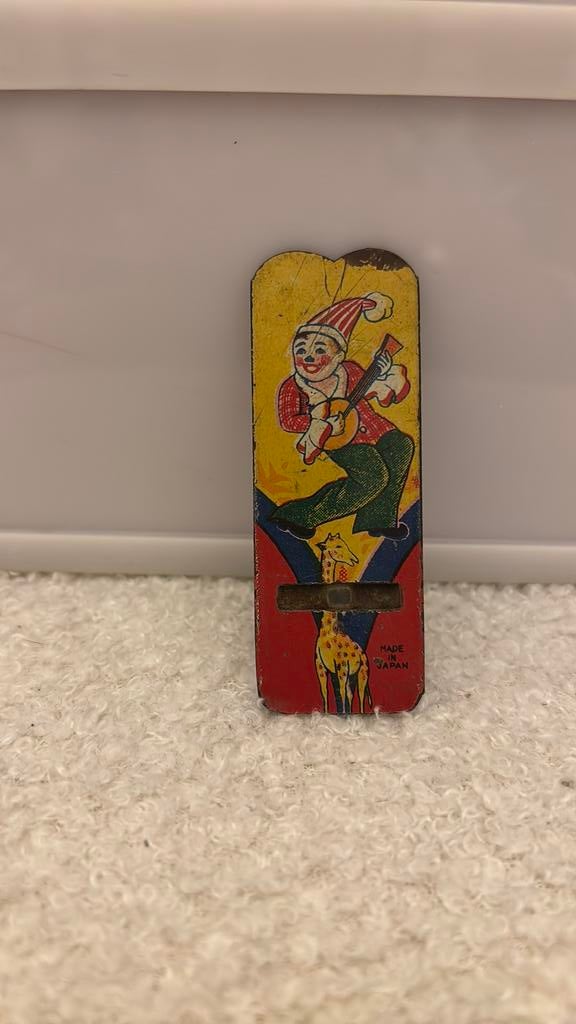 Blikken fluitje tin toys kabouter, Ophalen of Verzenden, Zo goed als nieuw, Overige