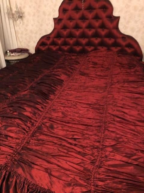 Sprei beddensprei glimmend als zijde voor bed van 180x200cm, Overige maten, Overige typen, Ophalen of Verzenden, Zo goed als nieuw