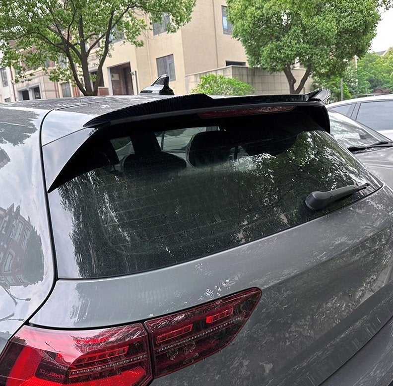 Spoiler Cap Glans Zwart voor Volkswagen Golf 8 GTI GTD GTE R