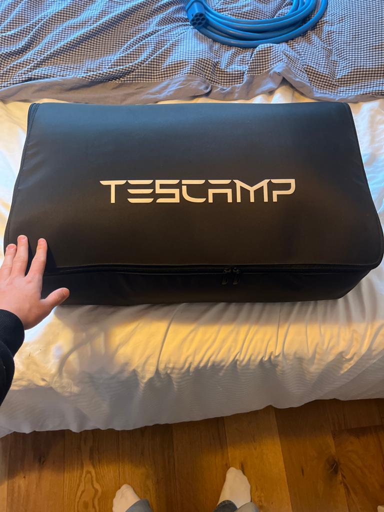 TESCAMP Tesla Model Y Camping Matras - Zo goed als nieuw, Caravans en Kamperen, Ophalen, Zo goed als nieuw, 2-persoons