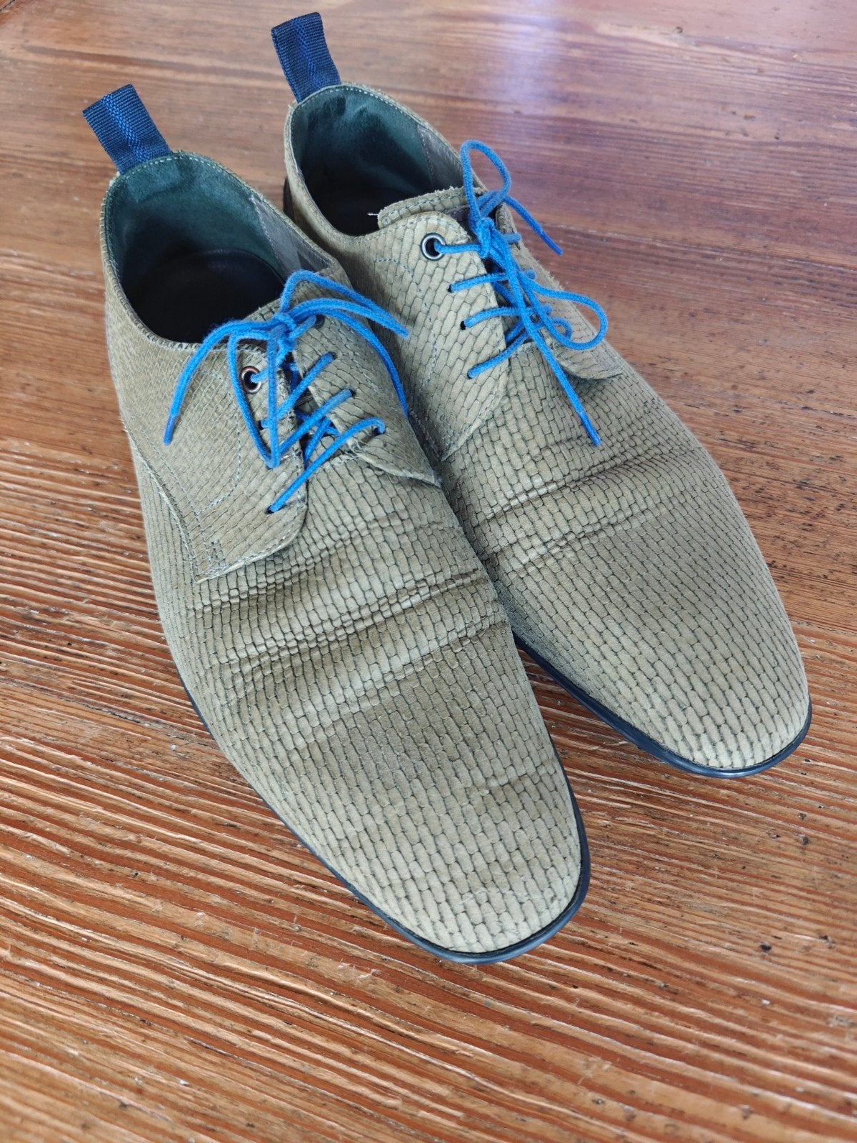 Floris van Bommel schoenen maat 8.5 olijfgroen, Kleding | Heren, Schoenen, Ophalen of Verzenden, Gedragen, Overige kleuren