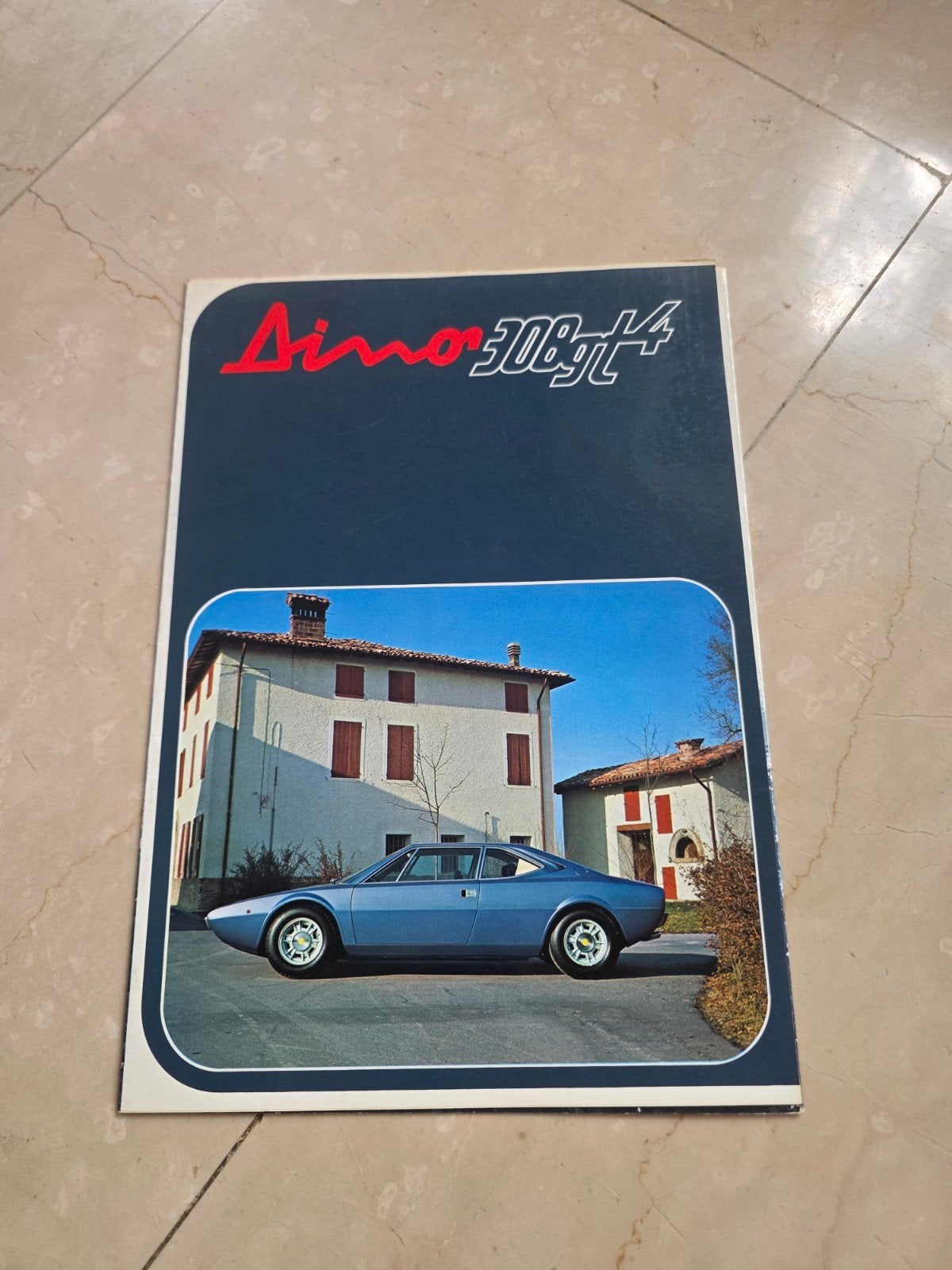 Ferrari brochure Dino GT4 412 465 575 F40, Ophalen, Zo goed als nieuw, Ferrari