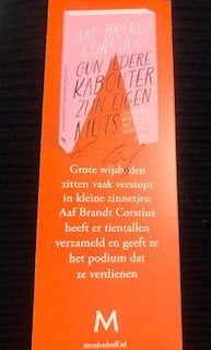Gesigneerde bladwijzer A.Brandt Corstius,Gun iedere kabouter, Verzamelen, Ophalen of Verzenden, Nieuw, Overige onderwerpen