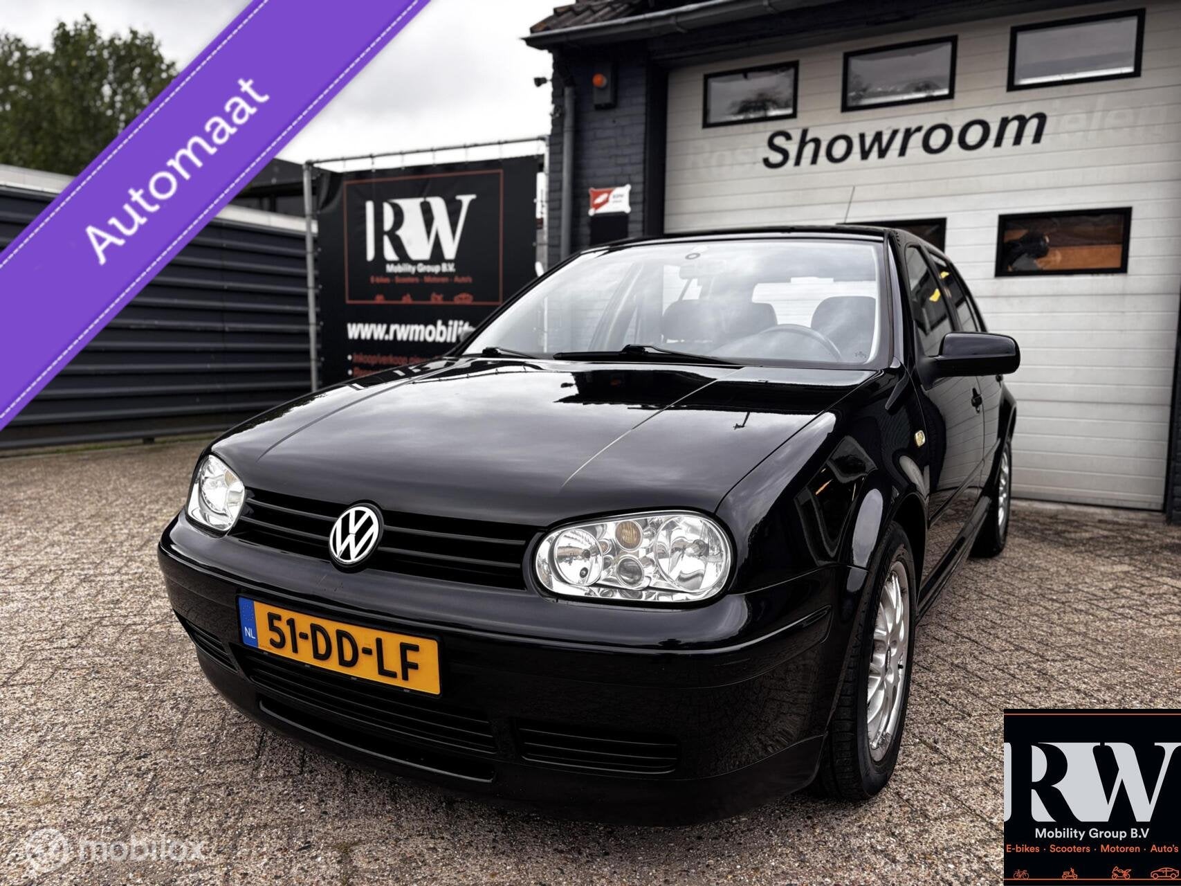 Volkswagen Golf 2.3 V5 Highline *UNIEKE AUTO*NAP*CRUISE*A/C*, Gebruikt, 150 pk, Zwart, Bedrijf