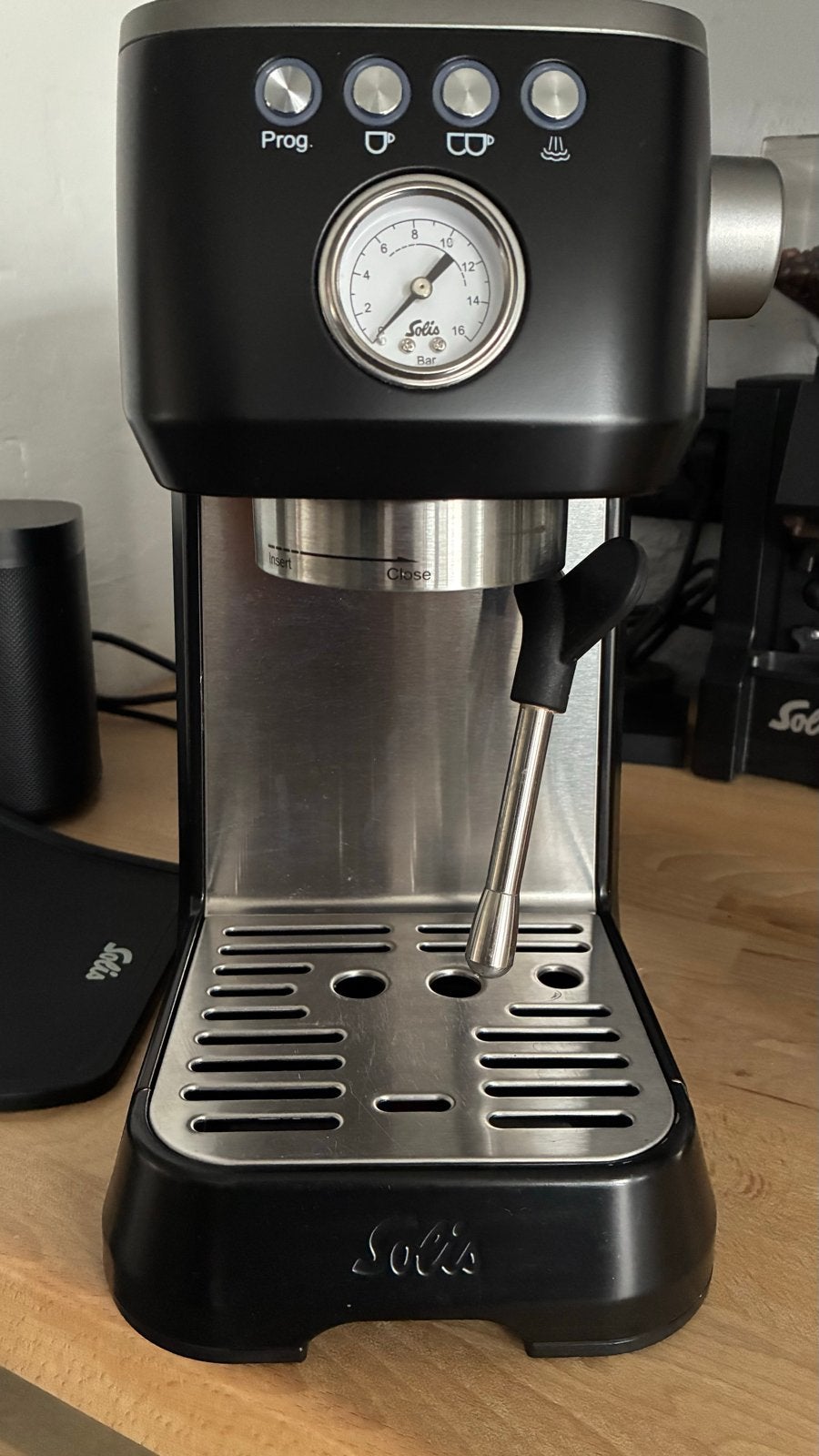 Foto 3 van Solis Barista Perfetta Plus (1170) Espressomachine Zwart