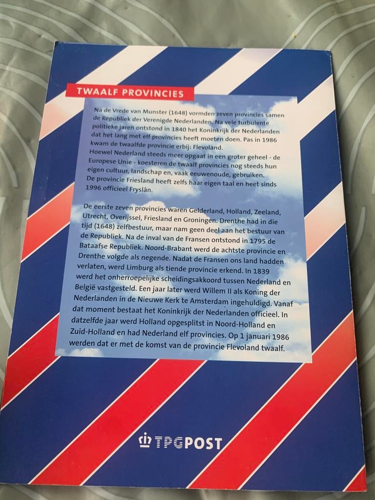 Speciale herinneringsmap Twaalf Provincies 2002, Postzegels en Munten, Postzegels | Nederland, Ophalen of Verzenden, Na 1940, Postfris