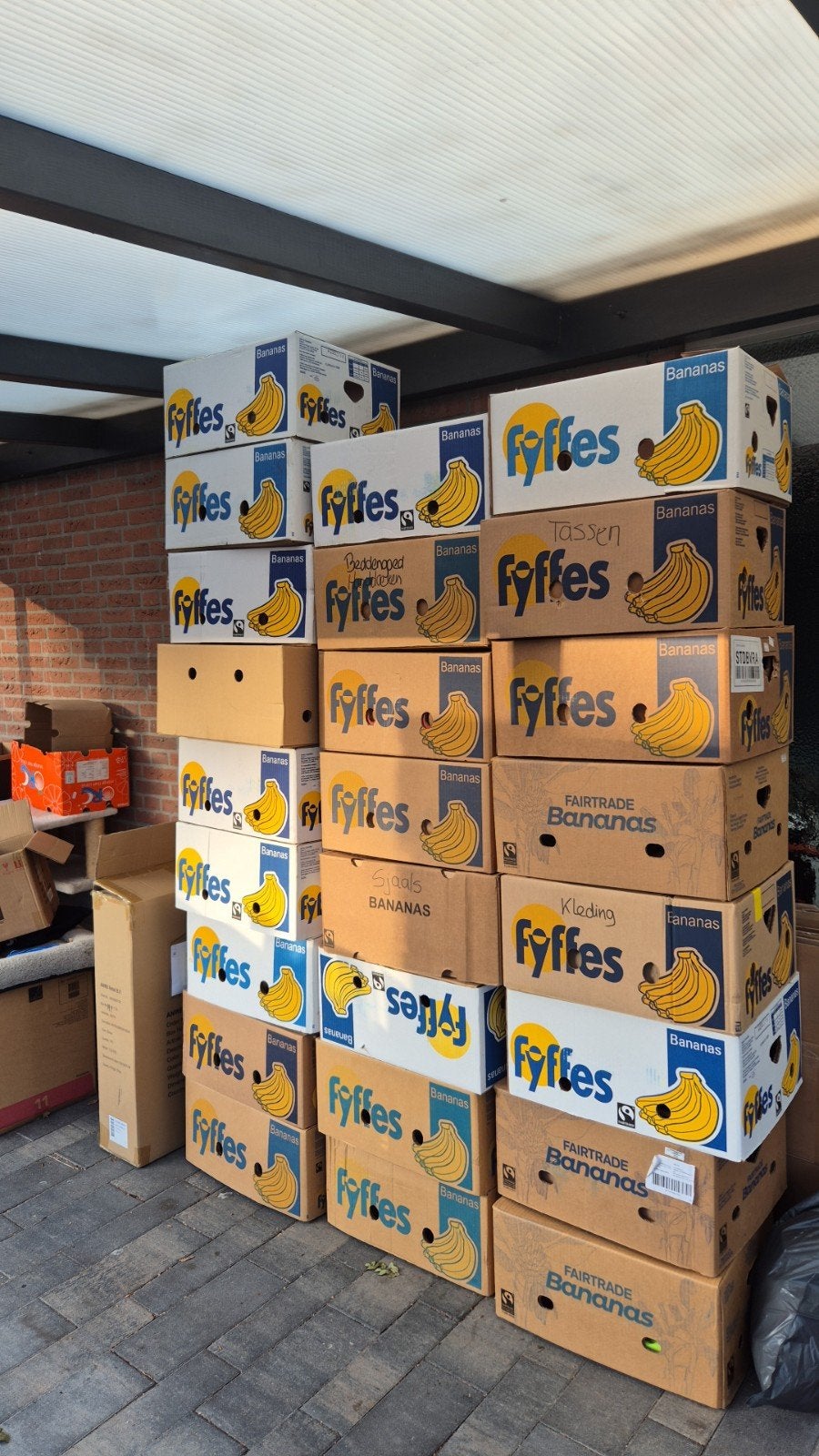 Gratis af te halen bananendozen, Doe-het-zelf en Verbouw, Ophalen, Doos, 35 tot 50 cm
